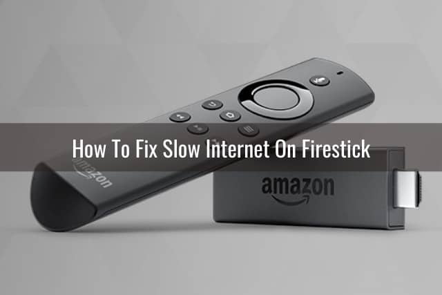 Black firestick on the table