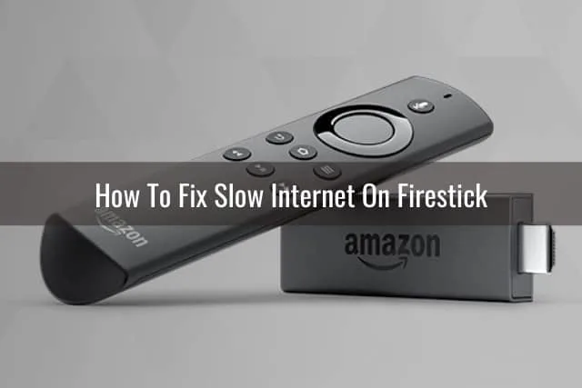 Black firestick on the table