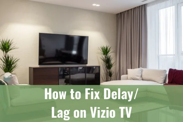 Flatscreen tv in the living room