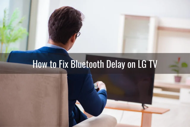 Confused Man while watching TV