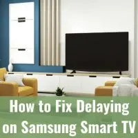 Flatscreen tv in the living room