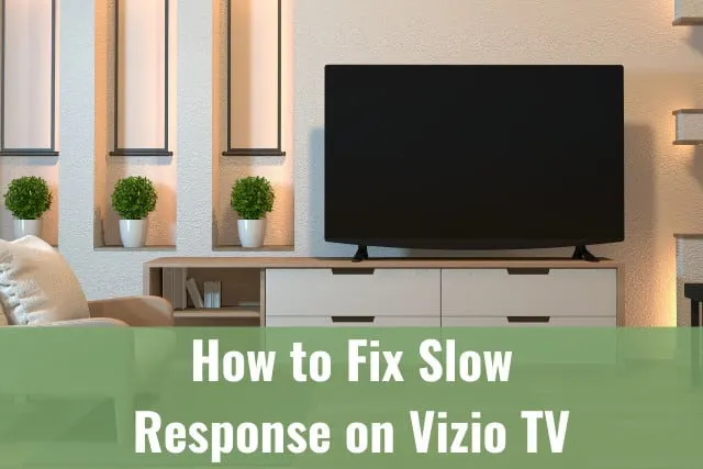 Flatscreen tv in the living room