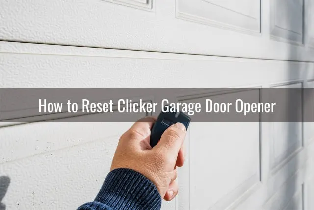 holding a remote for garage