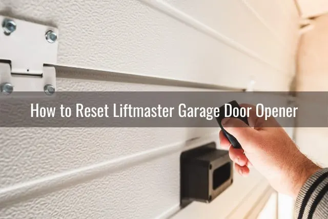 holding a remote for garage
