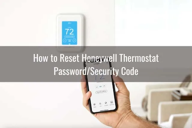 White Thermostat on the wall