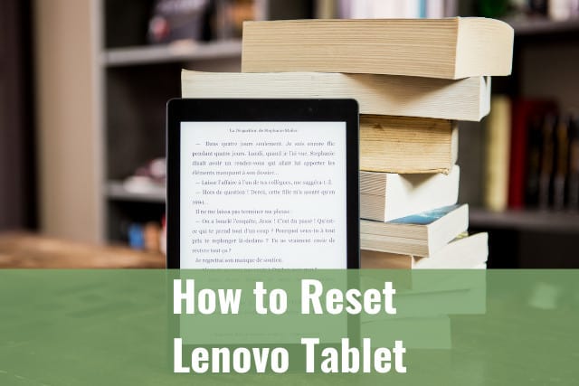 How to Reset Lenovo Tablet - Ready To DIY