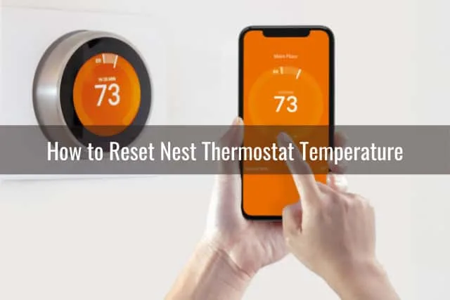 Adjusting the thermostat using phone