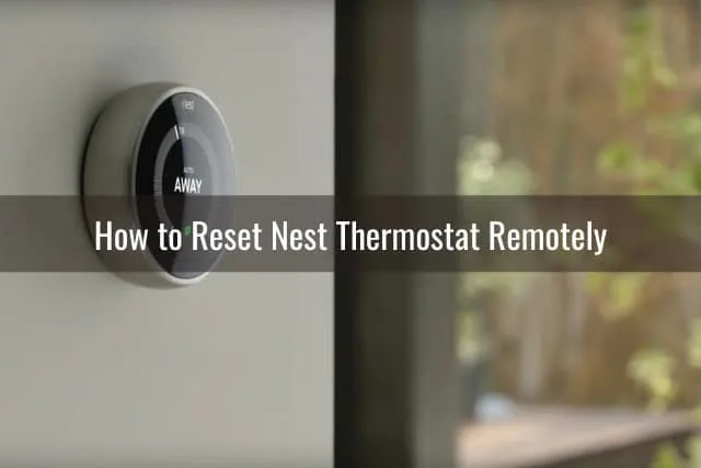 White Thermostat on the wall