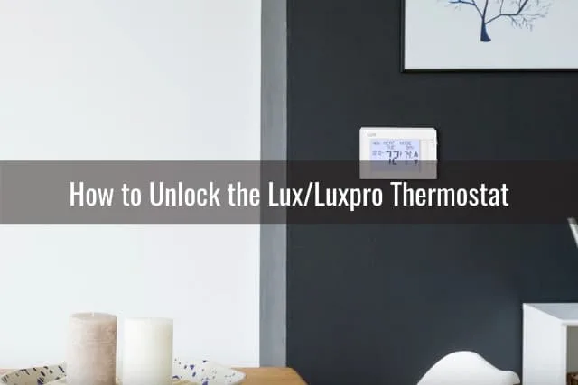 thermostat on the wall