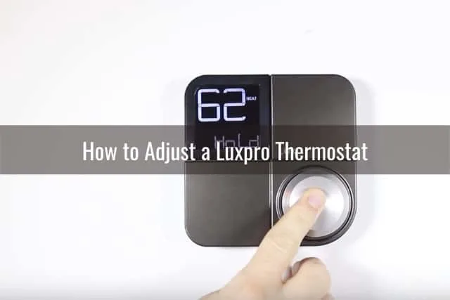 thermostat on the wall