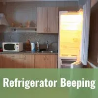 Refrigerator in the kitchen
