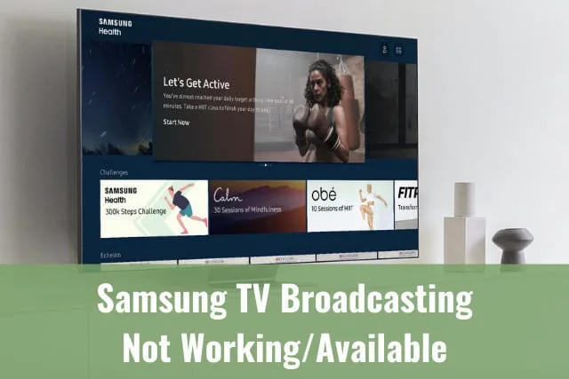 Flatscreen tv in the living room