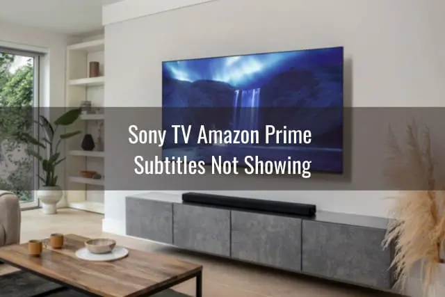 Flatscreen tv in the living room