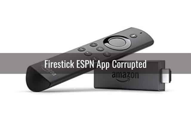 Black firestick on the table