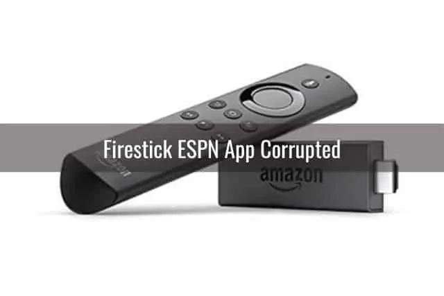 Black firestick on the table