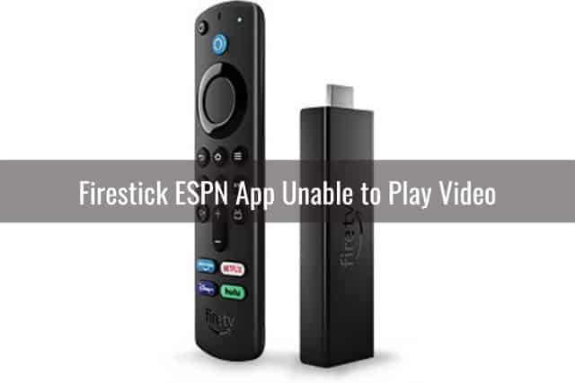 Black firestick on the table
