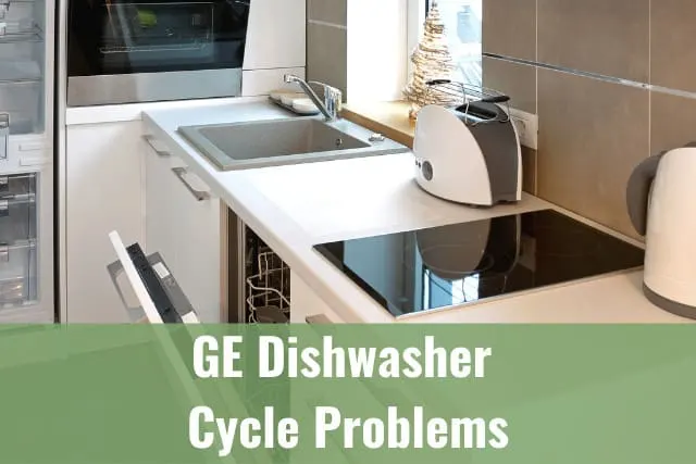 Modern dishwasher in the kitchen