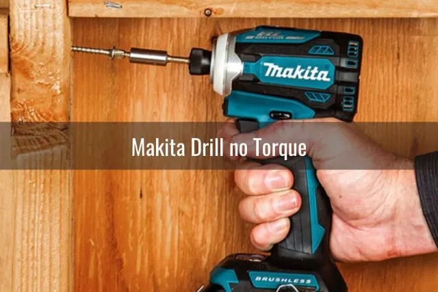 Drilling the wall and woods