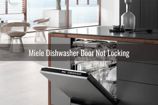 Modern dishwasher in the kitchen