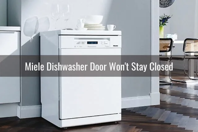 Modern dishwasher in the kitchen