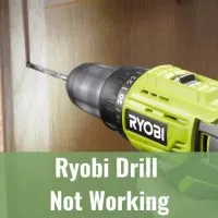 Drilling the wall and woods