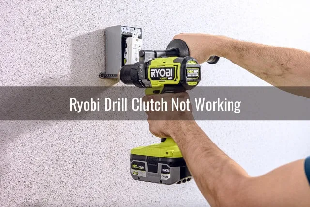 Drilling the wall and woods
