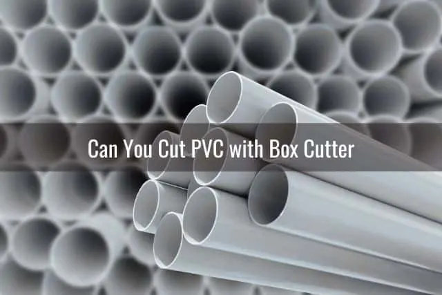 Bundle of PVC pipes