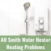 White shower heater