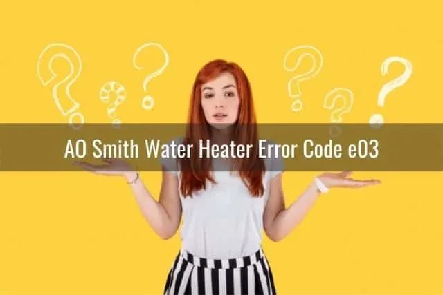 Confused female with question marks and yellow background