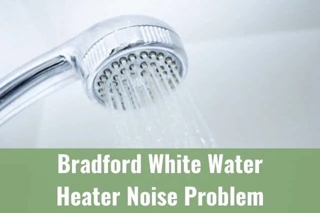 Shower head spraying water