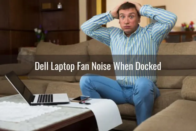 frustrated man looking at her laptop