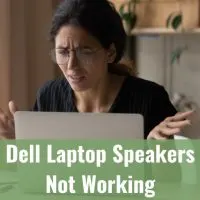 frustrated woman looking at her laptop