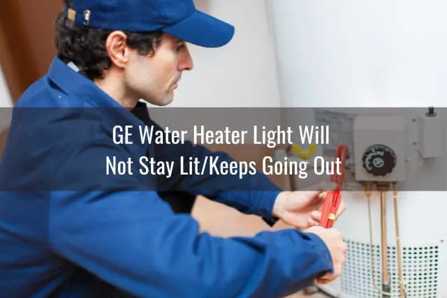 Man fixing the water heater