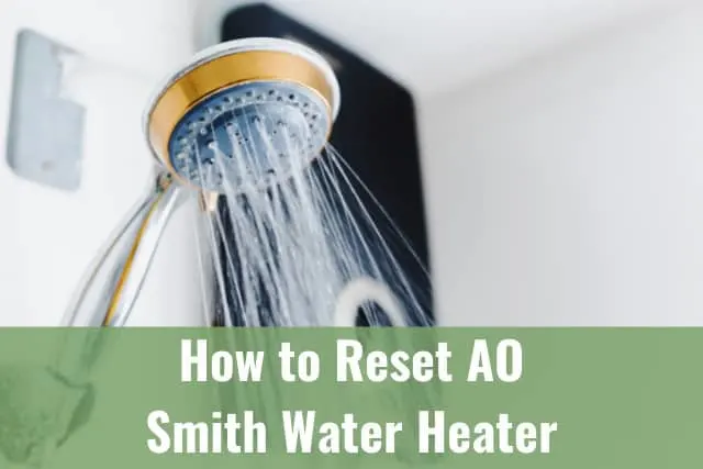 White shower heater