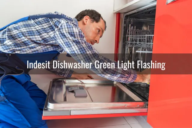 Man fixing the dishwasher