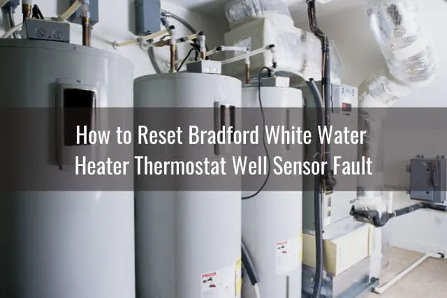Man fixing the water heater