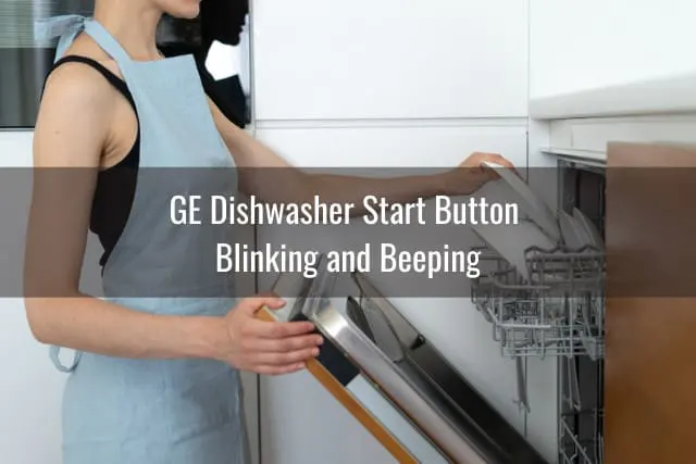 Woman putting plates on the dishwasher