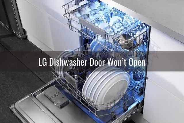 Modern dishwasher in the kitchen