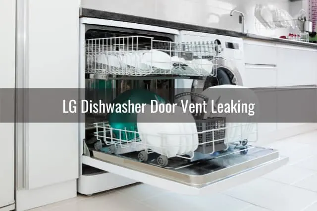 Modern dishwasher in the kitchen
