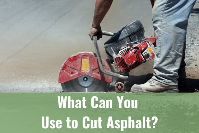 Can You Cut Asphalt With a Grinder 