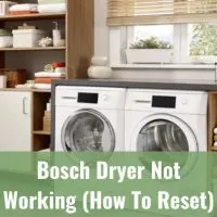 modern white dryer