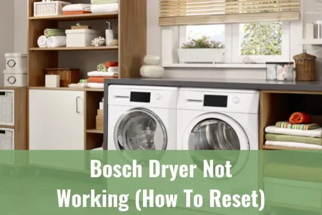 modern white dryer