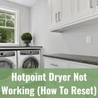 modern white dryer