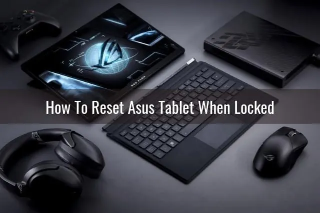 using black tablet
