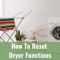 modern white dryer