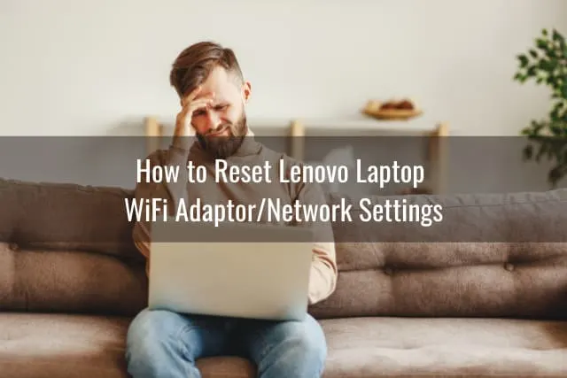 frustrated man looking at her laptop