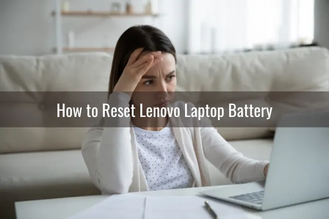 frustrated woman looking at her laptop