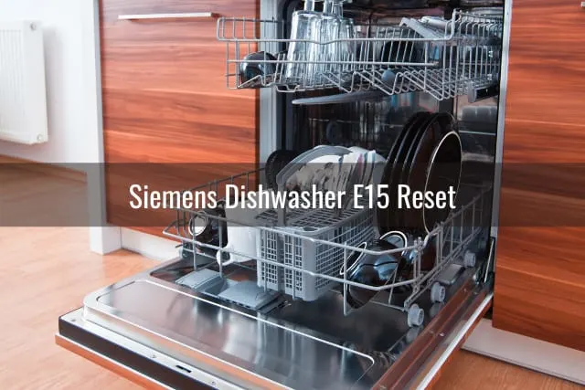 Plates on the dishwasher