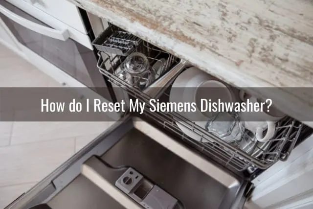 Plates on the dishwasher