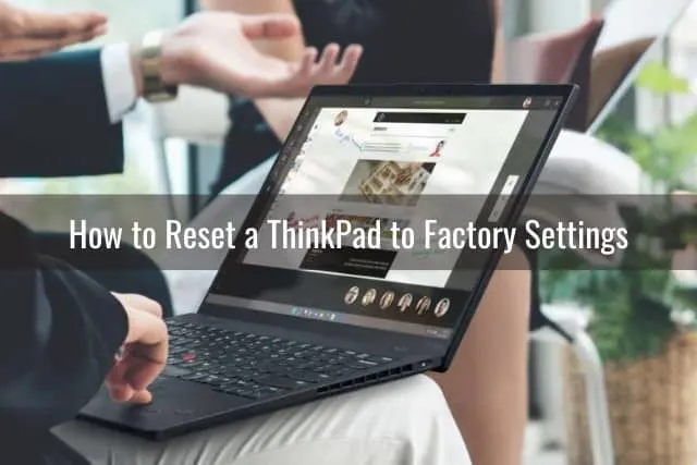 Black laptop thinkpad